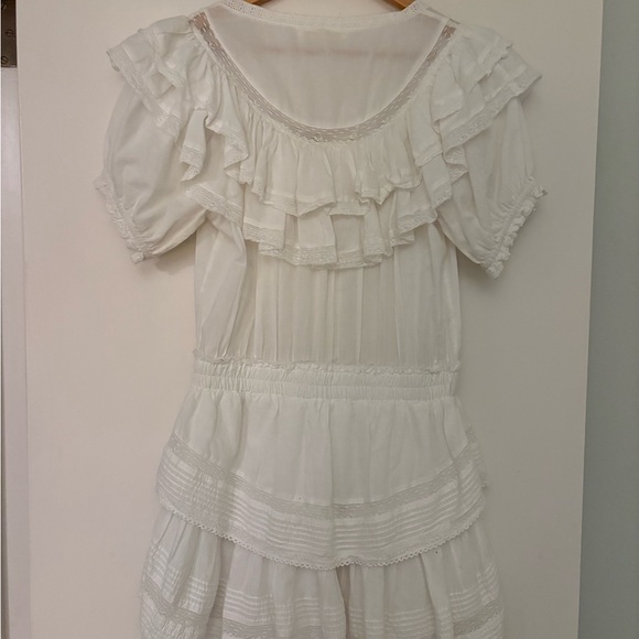 LOVE SHACK FANCY Liv Cotton Ruffled Dress - Picture 4 of 4